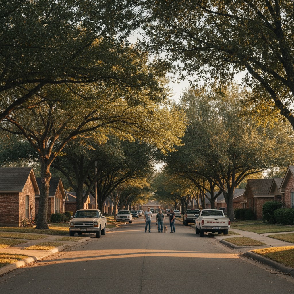 a street scene in Euless, TX